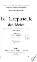 Le crépuscule des idoles