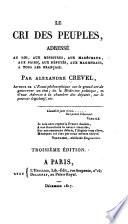 Le cri des peuples
