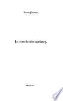 Le crime de mère supérieure