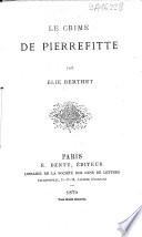 Le crime de Pierrefitte