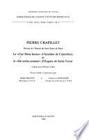 Le Cur Deus homo d'Anselme de Canterbury et le De arrha animae d'Hugues de Saint-Victor, traduits pour Philippe le Bon
