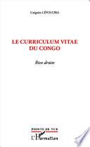 Le curriculum vitae du Congo