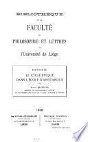 Le cycle épique dans l'école d'Aristarque