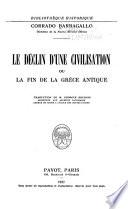 Le déclin d'une civilisation