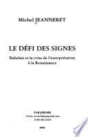 Le défi des signes