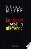 Le démon est-il allemand ?
