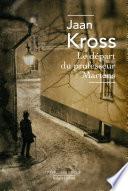 Le Départ du professeur Martens