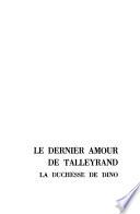Le dernier amour de Talleyrand