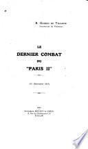 Le dernier combat du Paris II, 13 décembre 1917