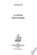 Le dernier Montaigne