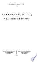 Le désir chez Proust