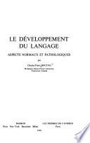 Le Développement du langage