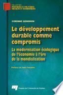 Le développement durable comme compromis