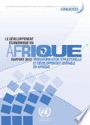 Le développement économique en Afrique rapport 2012