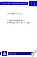Le développement local au Kwango-Kwilu (RD Congo)