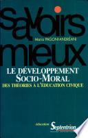 Le Développement socio-moral