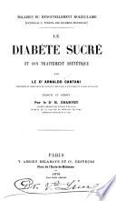 Le diabète sucré et son traitement diététique