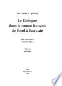 Le dialogue dans le roman français de Sorel à Sarraute
