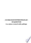 Le dialogue intercongolais en question