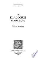 Le dialogue romanesque