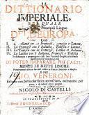 Le dictionaire imperial representant les quatre langues principales de l'Europe