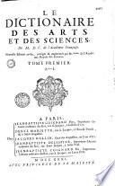 Le dictionnaire des arts et des sciences de M. D. C. de l'Académie françoise [T. Corneille]