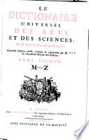 Le dictionnaire Des arts et des sciences