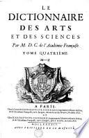 Le dictionnaire des arts et des sciences