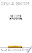 Le Dire et le Dit