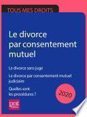 Le divorce par consentement mutuel 2020