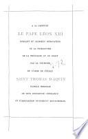 Le docteur angélique, S. Thomas d'Aquin