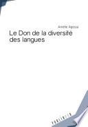 Le don de la diversité des langues