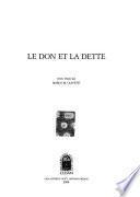 Le don et la dette