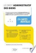 Le droit administratif des biens en cartes mentales