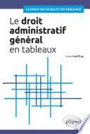 Le droit administratif général en tableaux