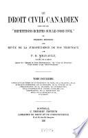 Le droit civil canadien