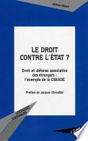 Le droit contre l'Etat ?