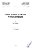 Le droit de la famille au Burundi