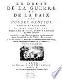 Le droit de la guerre et de la paix