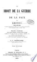 Le droit de la guerre et de la paix