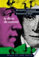 Le Droit de mentir