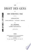 Le droit des gens