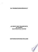 Le droit des transports au Gabon