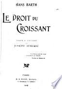 Le droit du croissant