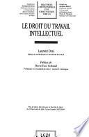 Le droit du travail intellectuel