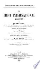Le droit international codifié