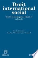 Le droit international social