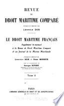 Le Droit maritime français