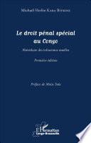 Le droit pénal spécial au Congo
