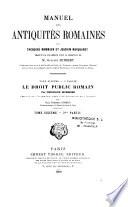 Le droit public romain